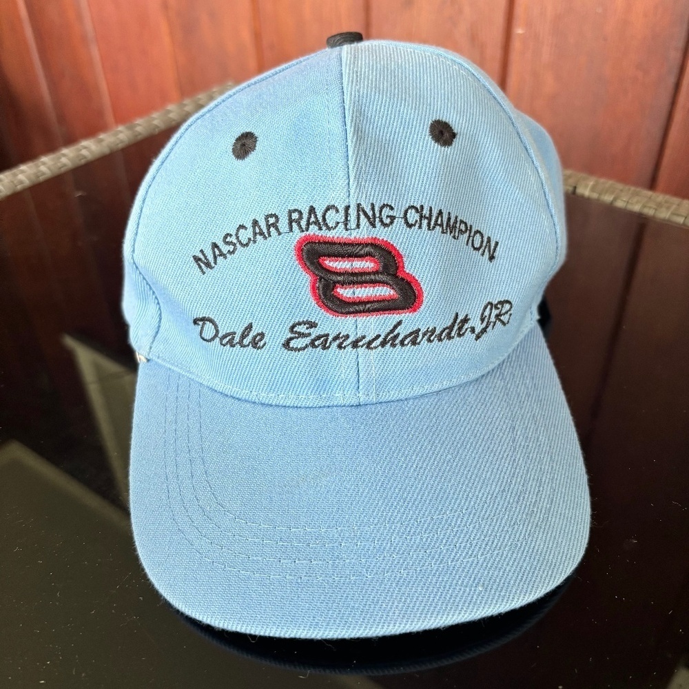Nascar Racing Champion 8 Dale Earnhardt Jr. Hat Cap Strapback Blue One Size